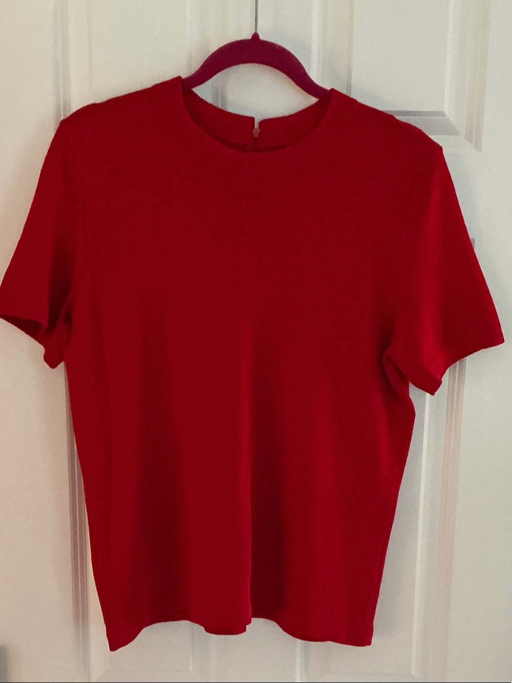 St. John Sportswear Short Sleeve Sweater